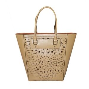 BCBG Tall Genuine Leather Tote